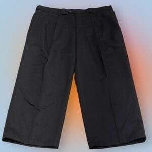 GEORGE Men’s 42 x 30 Black Pleated Dress Pant